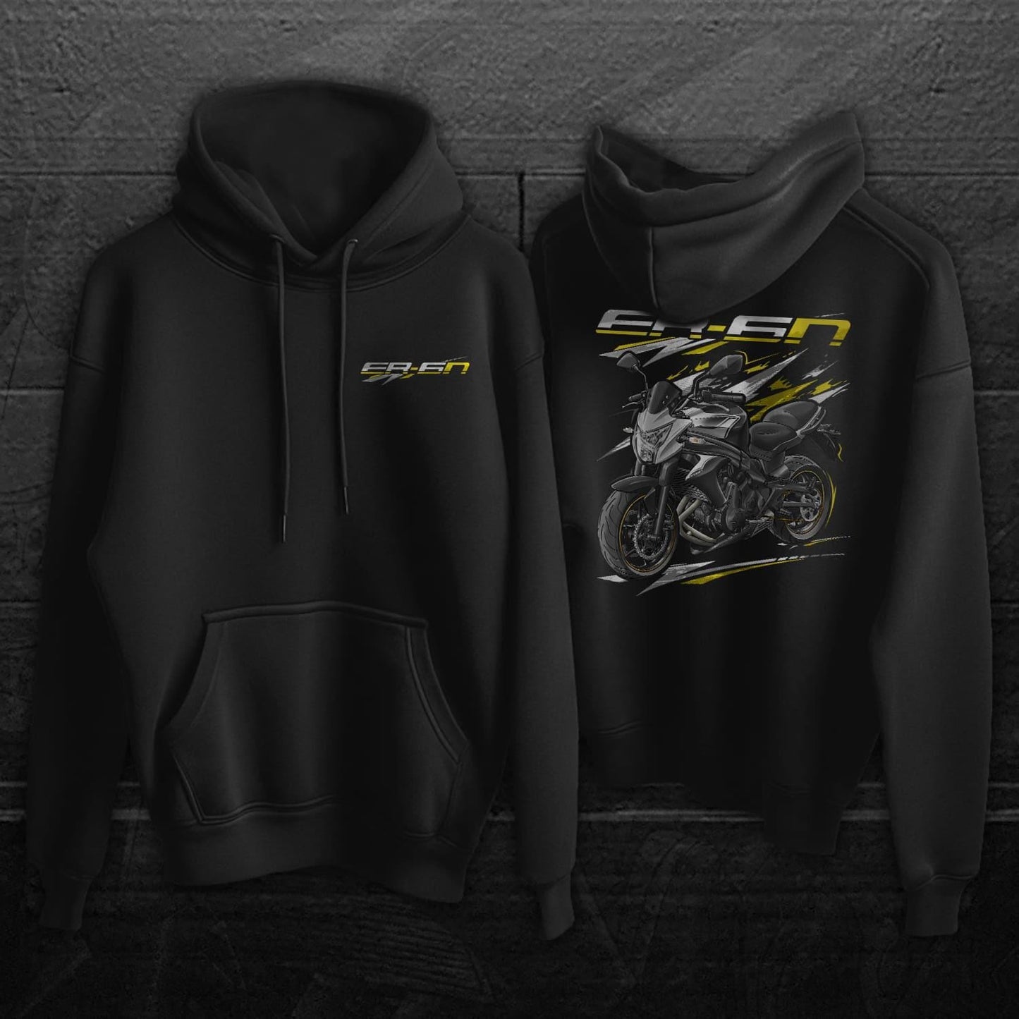 Kawasaki ER-6n 2014 - 2016 Inspired Hoodie - Motorcycle Sweatshirt for Riders