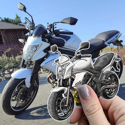 Kawasaki ER-6n 2009 - 2011 Inspired Motorcycle Stickers - Set of 3 Motorcycle Decals for Riders