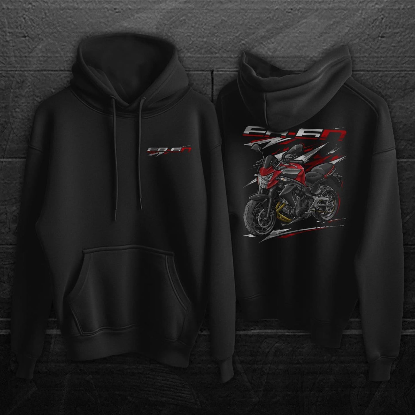 Kawasaki ER-6n 2012 - 2013 Inspired Hoodie - Motorcycle Sweatshirt for Riders