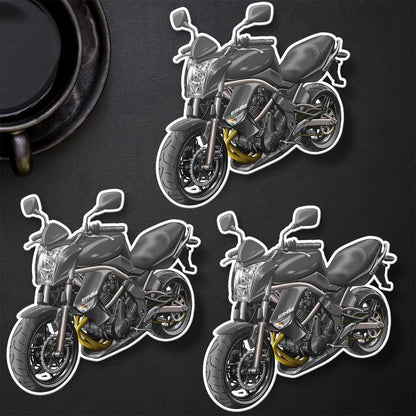 Kawasaki ER-6n 2009 - 2011 Inspired Motorcycle Stickers - Set of 3 Motorcycle Decals for Riders