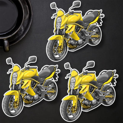 Kawasaki ER-6n 2006 - 2008 Inspired Motorcycle Stickers - Set of 3 Motorcycle Decals for Riders