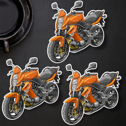 Kawasaki ER-6n 2006 - 2008 Inspired Motorcycle Stickers - Set of 3 Motorcycle Decals for Riders