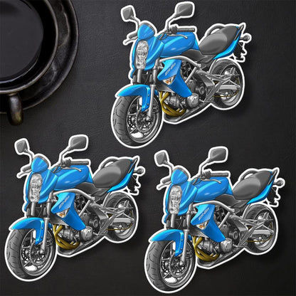 Kawasaki ER-6n 2006 - 2008 Inspired Motorcycle Stickers - Set of 3 Motorcycle Decals for Riders