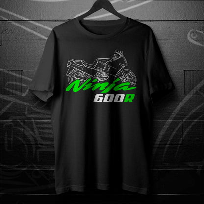 Kawasaki GPX600R & Ninja 600R Inspired T-Shirt - Motorcycle Tee Shirt for Riders