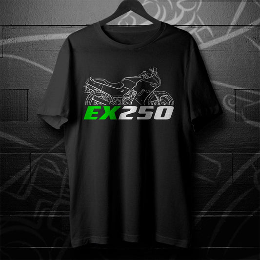 Kawasaki GPX250R | Ninja 250R & EX250 Inspired T-Shirt - Motorcycle Tee Shirt for Riders