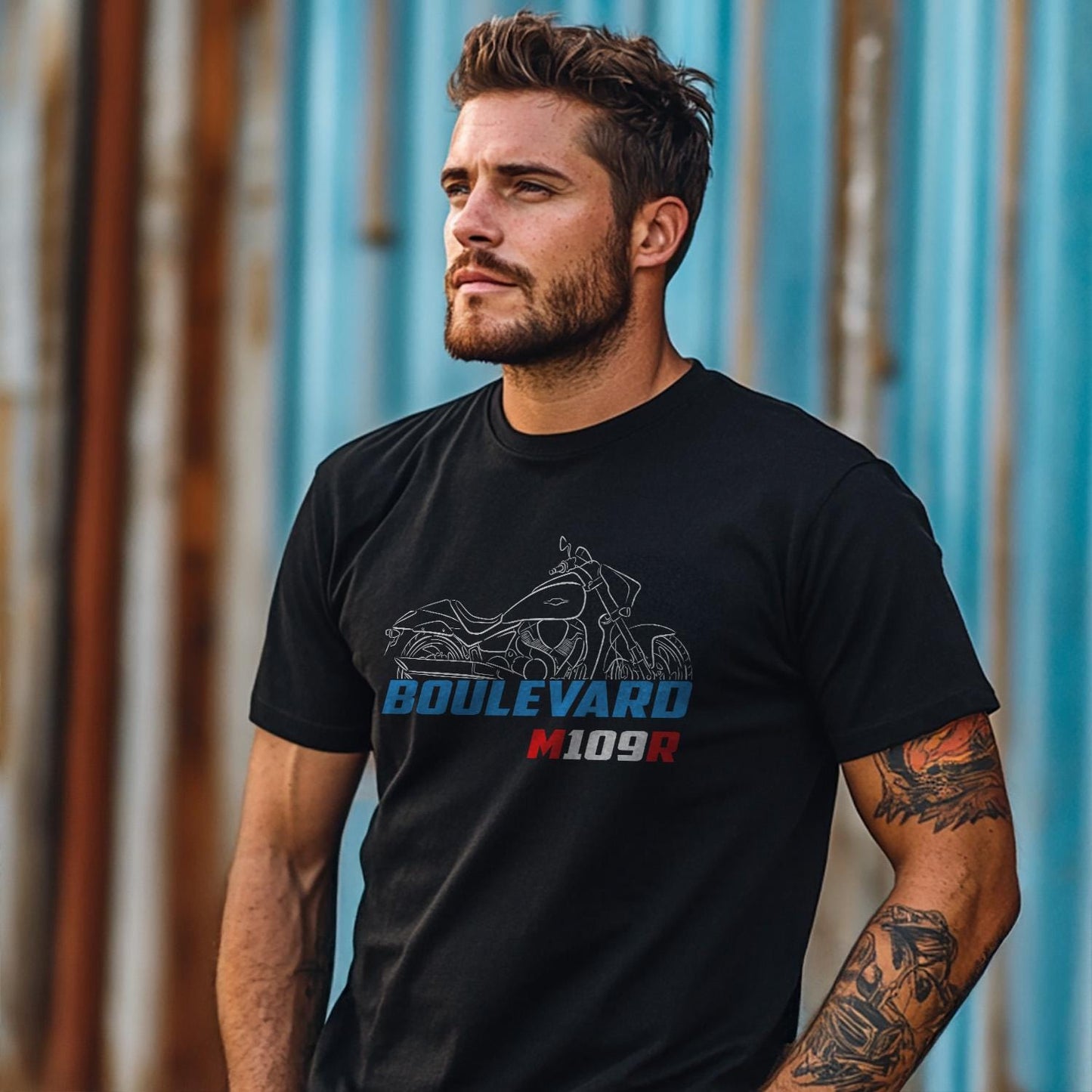 Suzuki Boulevard M109R & M109R2 Inspired T-Shirt - Motorcycle Tee Shirt for Riders