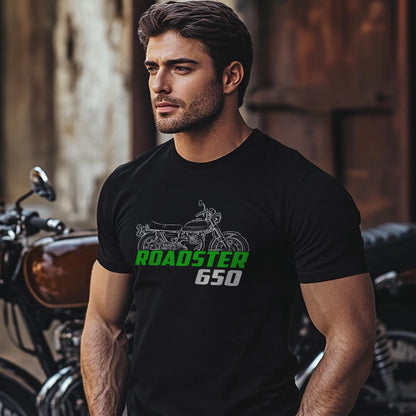 Kawasaki W3 Roadster 650 1973 - 1974 Inspired T-Shirt - Motorcycle Tee Shirt for Riders