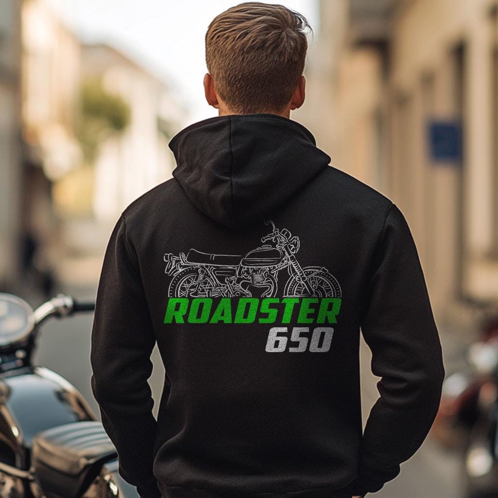 Kawasaki W3 Roadster 650 1973 - 1974 Inspired Hoodie - Motorcycle Sweatshirt for Riders