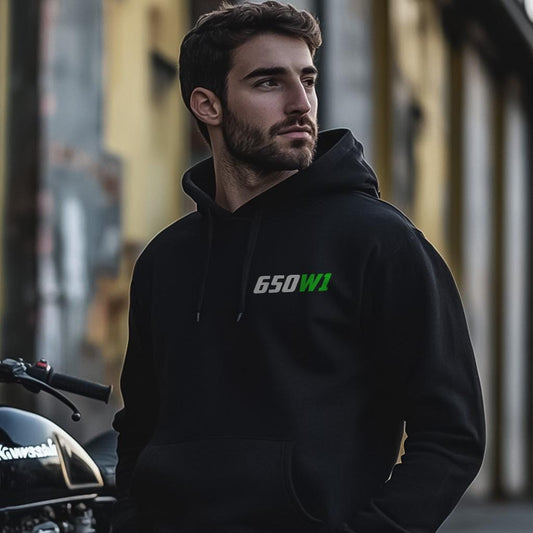 Kawasaki 650 W1 W1S W1SA & W1SS Inspired Hoodie - Motorcycle Sweatshirt for Riders