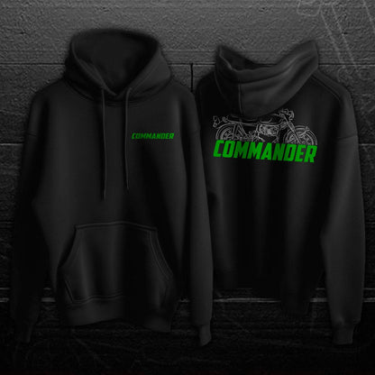Kawasaki W2 TT & 650 Commander W2 SS Inspired Hoodie - Motorcycle Sweatshirt for Riders