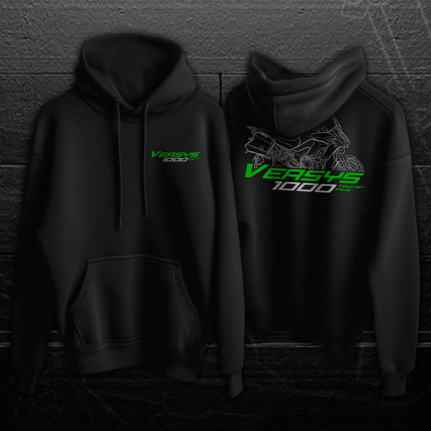 Kawasaki Versys 1000 | Tourer | Tourer Plus | S Grand Tourer | S Tourer & S Tourer Plus Inspired Hoodie - Motorcycle Sweatshirt for Riders