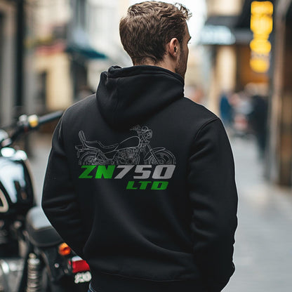 Kawasaki ZN750 LTD 1983 - 1985 Inspired Hoodie - Motorcycle Sweatshirt for Riders