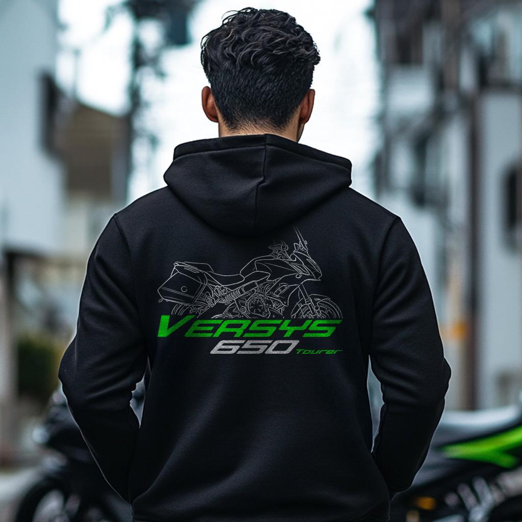 Kawasaki Versys 650 | Mobility | Tourer | Tourer Plus & Urban Hoodie - Motorcycle Sweatshirt for Riders