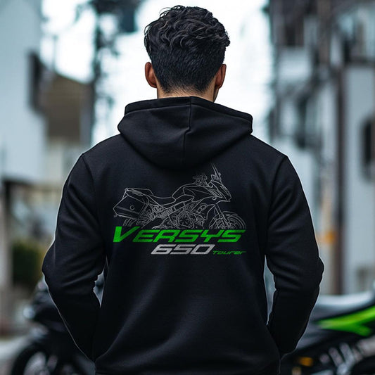 Kawasaki Versys 650 | Mobility | Tourer | Tourer Plus & Urban Hoodie - Motorcycle Sweatshirt for Riders