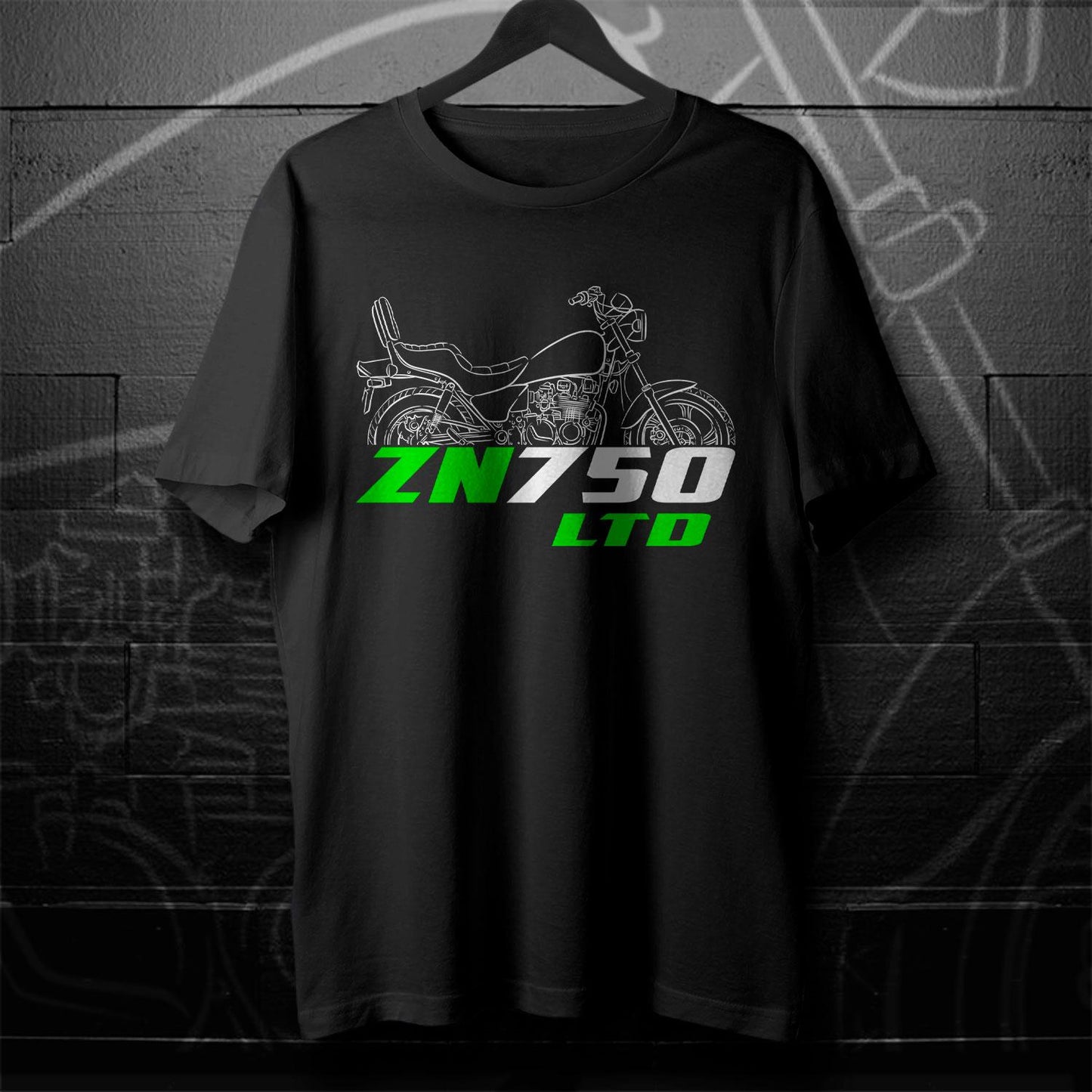 Kawasaki ZN750 LTD 1983 - 1985 Inspired T-Shirt - Motorcycle Tee Shirt for Riders