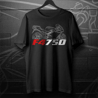 MV Agusta F4 750 1999 - 2004 Inspired T-Shirt - Motorcycle Tee Shirt for Riders
