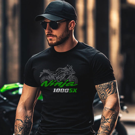 Kawasaki Ninja 1000SX Inspired T-Shirt - Motorcycle Tee Shirt for Riders