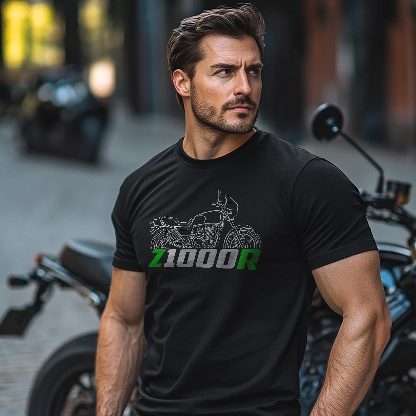 Kawasaki Z1000R Eddie Lawson Replica 1981 - 1984 Inspired T-Shirt - Motorcycle Tee Shirt for Riders