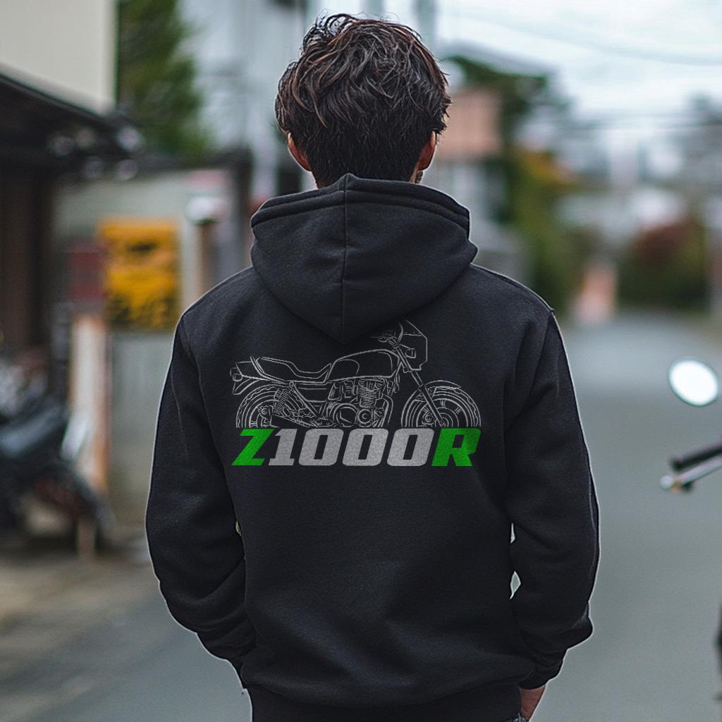 Kawasaki Z1000R Eddie Lawson Replica 1981 - 1984 Inspired Hoodie - Motorcycle Sweatshirt for Riders