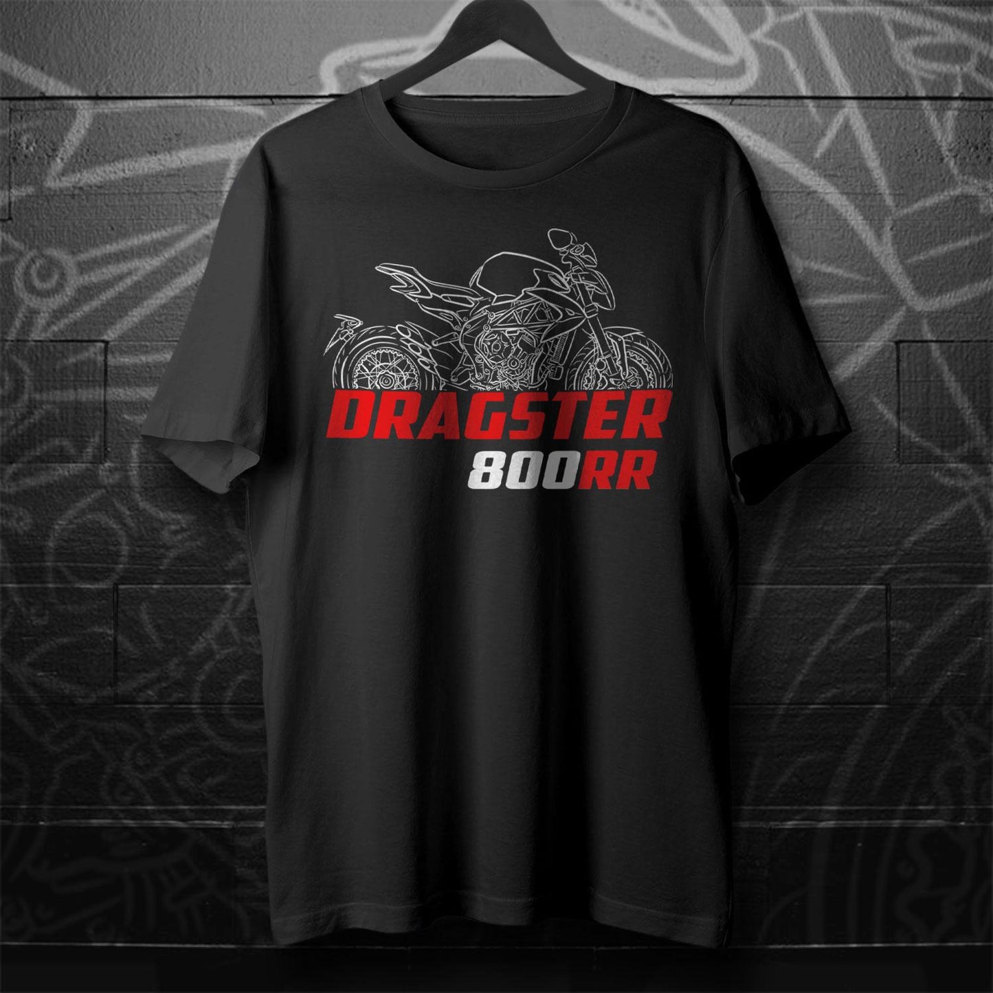 MV Agusta Dragster 800 RR 2020 - 2022 Inspired T-Shirt - Motorcycle Tee Shirt for Riders