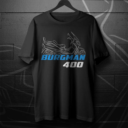 Suzuki AN400 Burgman ( Skywave 400 ) Inspired T-Shirt - Motorcycle Tee Shirt for Riders