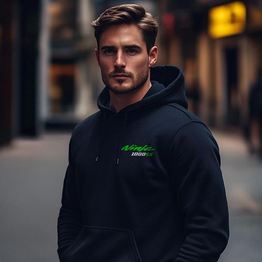 Kawasaki Ninja 1000SX Inspired Hoodie - Motorcycle Sweatshirt for Riders