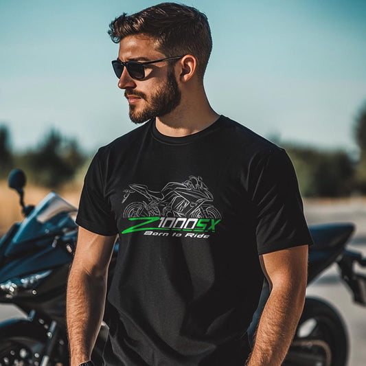Kawasaki Z1000SX Inspired T-Shirt - Motorcycle Tee Shirt for Riders