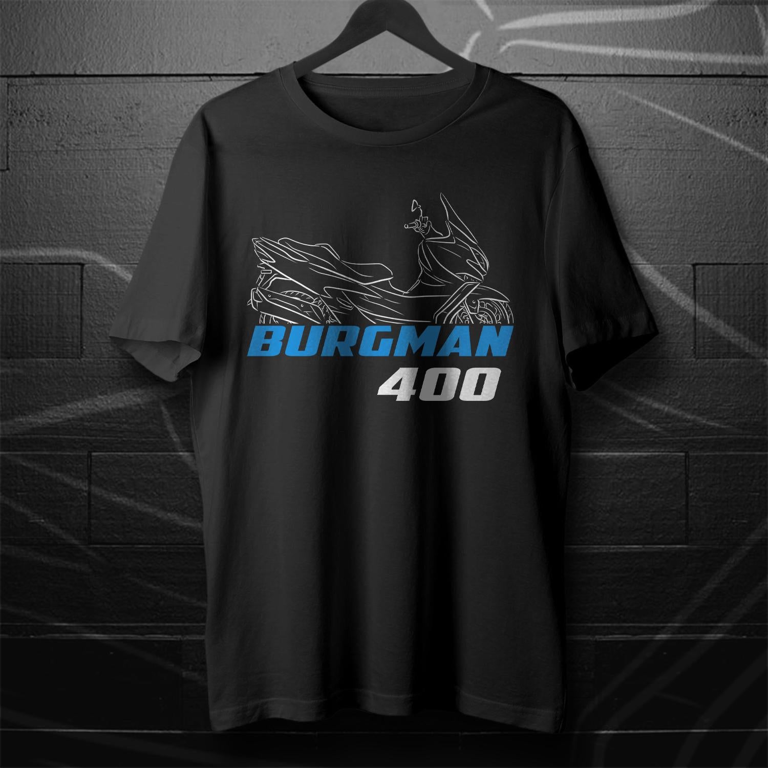 Suzuki AN400 Burgman ( Skywave 400 ) Inspired T-Shirt - Motorcycle Tee Shirt for Riders