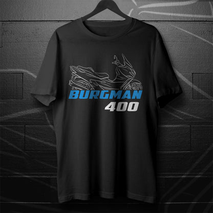 Suzuki AN400 Burgman ( Skywave 400 ) Inspired T-Shirt - Motorcycle Tee Shirt for Riders