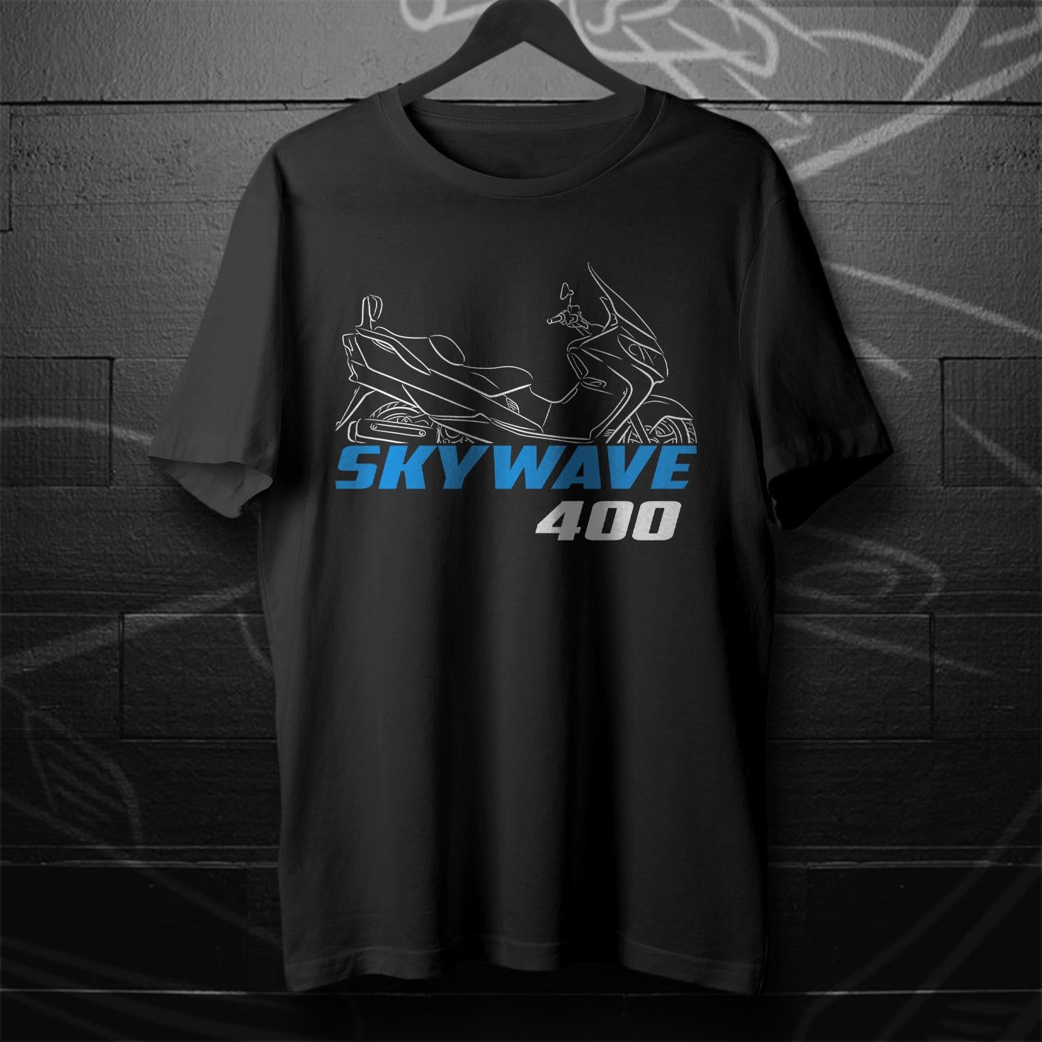 Suzuki AN400 Burgman ( Skywave 400 ) Inspired T-Shirt - Motorcycle Tee Shirt for Riders