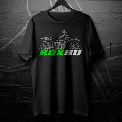 Kawasaki KDX80 1984 - 1988 Inspired T-Shirt - Motorcycle Tee Shirt for Riders