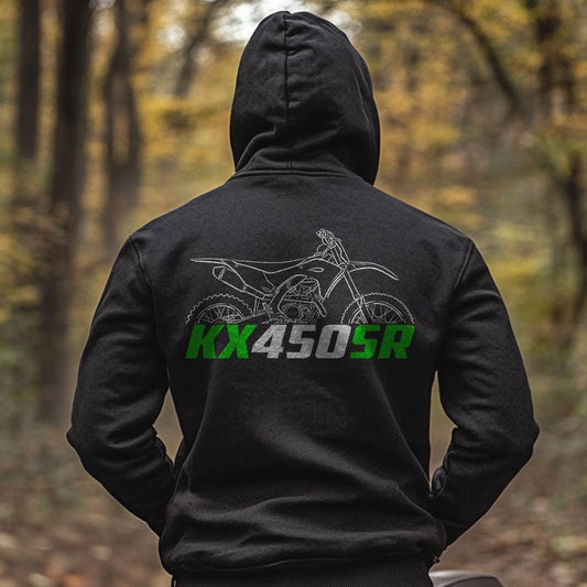 Kawasaki KX450 & 450SR 2019-25 Inspired Hoodie - Motorcycle Sweatshirt for Riders