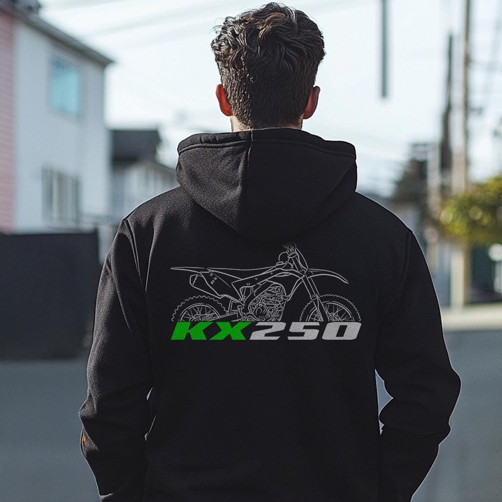 Kawasaki KX250 2020-25 Inspired Hoodie - Motorcycle Sweatshirt for Riders