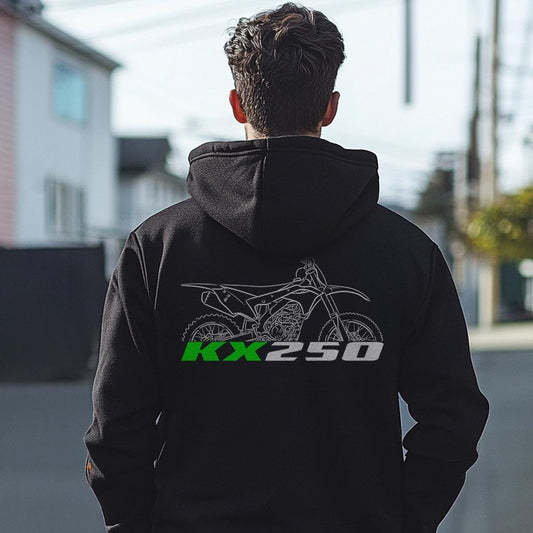 Kawasaki KX250 2020-25 Inspired Hoodie - Motorcycle Sweatshirt for Riders