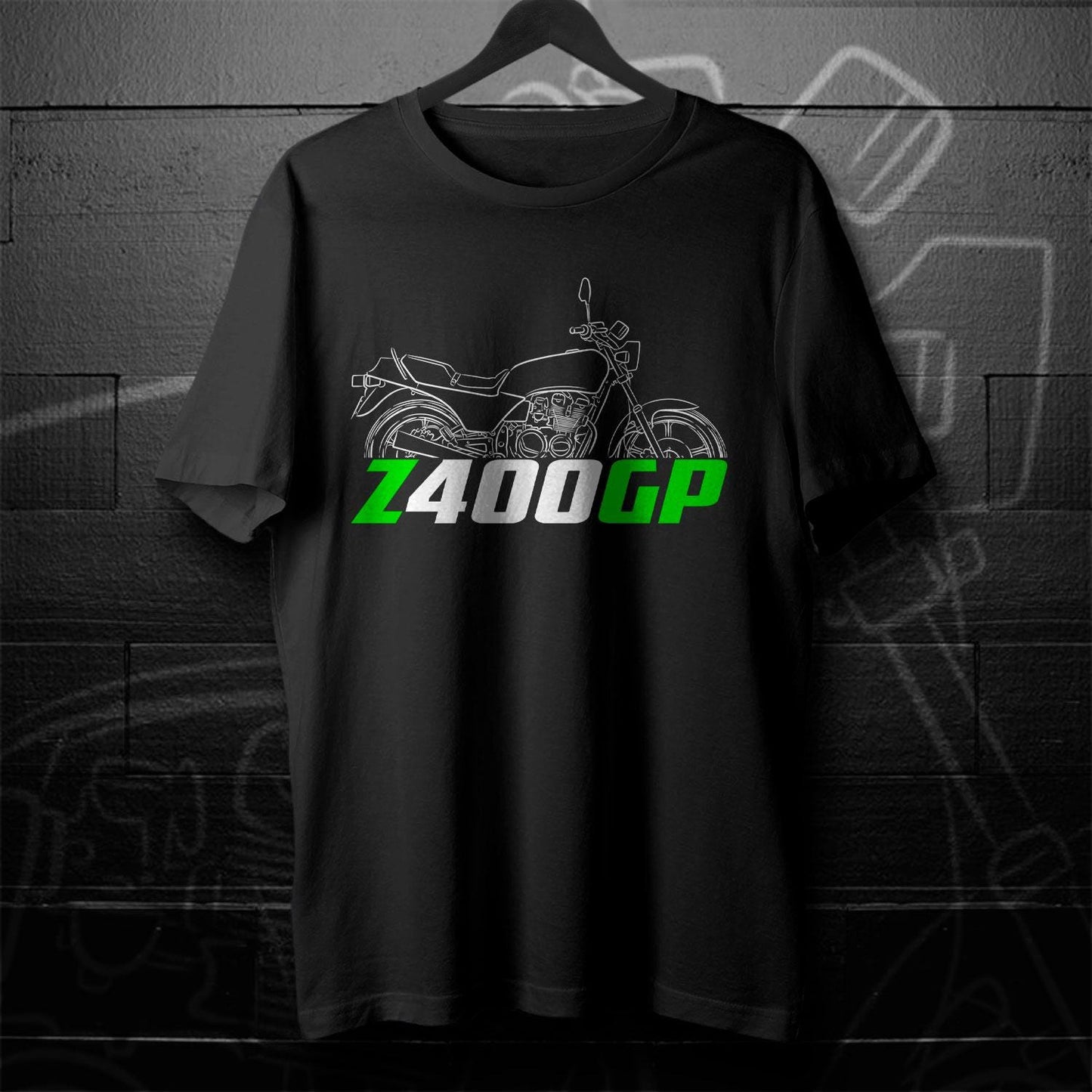 Kawasaki Z400GP Inspired T-Shirt - Motorcycle Tee Shirt for Riders
