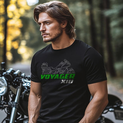Kawasaki Voyager XIII & ZN1300 Voyager Inspired T-Shirt - Motorcycle Tee Shirt for Riders