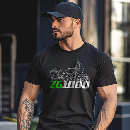 Kawasaki ZG1000 1986 - 2006 Inspired T-Shirt - Motorcycle Tee Shirt for Riders