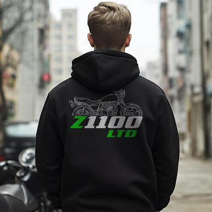 Kawasaki Z1100 LTD 1983 - 1985 Inspired Hoodie - Motorcycle Sweatshirt for Riders