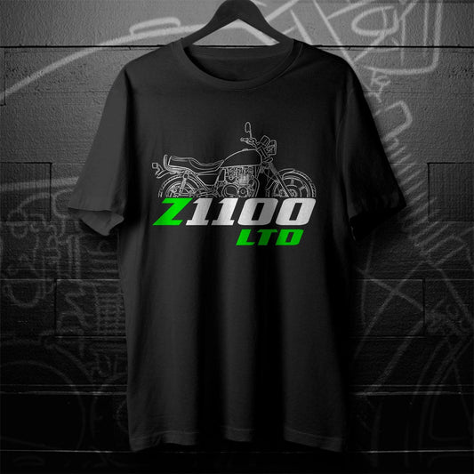 Kawasaki Z1100 LTD 1983 - 1985 Inspired T-Shirt - Motorcycle Tee Shirt for Riders