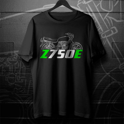 Kawasaki Z750E Inspired T-Shirt - Motorcycle Tee Shirt for Riders