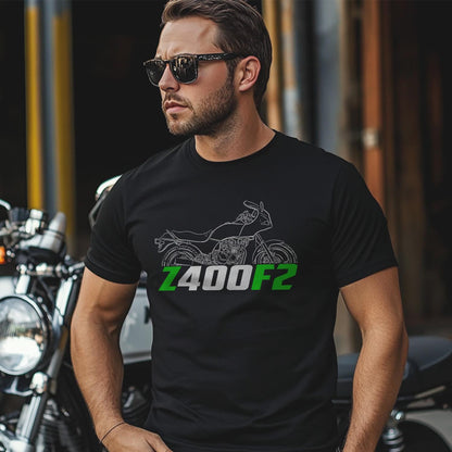 Kawasaki Z400F2 1984 - 1987 Inspired T-Shirt - Motorcycle Tee Shirt for Riders