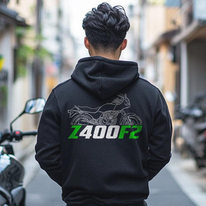 Kawasaki Z400F2 1984 - 1987 Inspired Hoodie - Motorcycle Sweatshirt for Riders