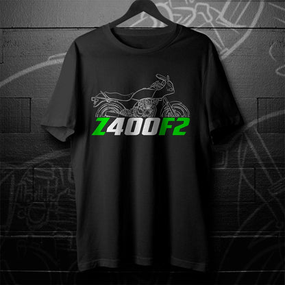 Kawasaki Z400F2 1984 - 1987 Inspired T-Shirt - Motorcycle Tee Shirt for Riders