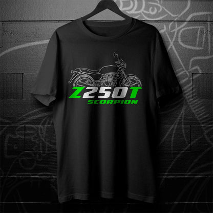 Kawasaki Z250T Scorpion 1983 Inspired T-Shirt - Motorcycle Tee Shirt for Riders