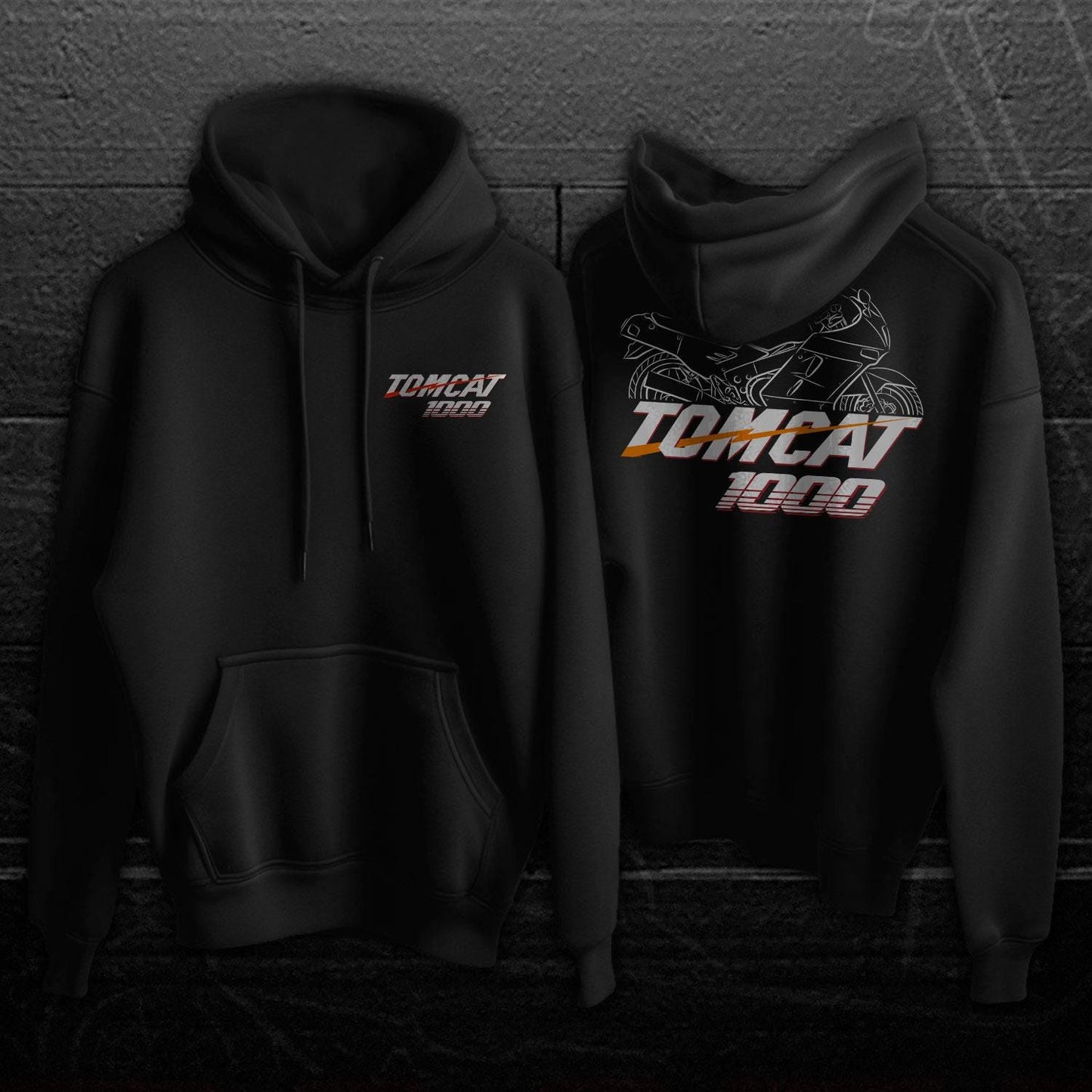 Kawasaki Ninja ZX-10 Tomcat & ZX-10R Inspired Hoodie - Motorcycle Sweatshirt for Riders