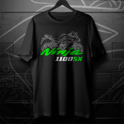 Kawasaki Ninja 1100SX 2025 Inspired T-Shirt - Motorcycle Tee Shirt for Riders