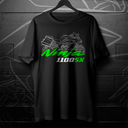 Kawasaki Ninja 1100SX 2025 Inspired T-Shirt - Motorcycle Tee Shirt for Riders