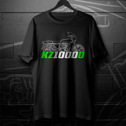 Kawasaki KZ1000D 1979 - 1980 Inspired T-Shirt - Motorcycle Tee Shirt for Riders
