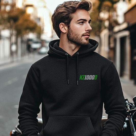 Kawasaki KZ1000D 1979 - 1980 Inspired Hoodie - Motorcycle Sweatshirt for Riders