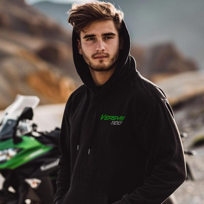 Kawasaki Versys 1100 2025 Inspired Hoodie - Motorcycle Sweatshirt for Riders